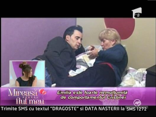 Emilia: "Cristina a facut din Cosmin ce a vrut!"