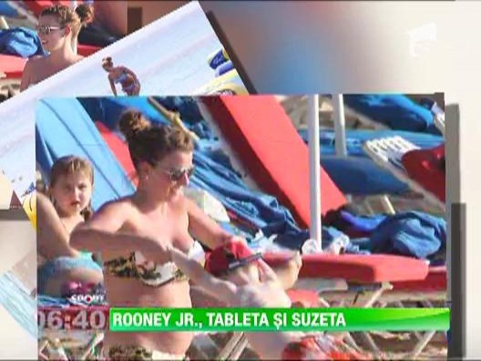 Baiatul lui Wayne Rooney nici nu vrea sa auda de fotbal!