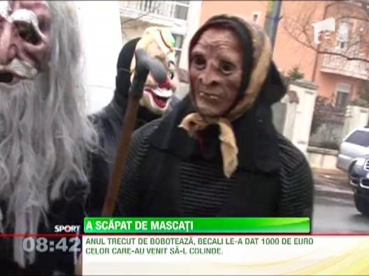 Gigi Becali a scapat de mascati!