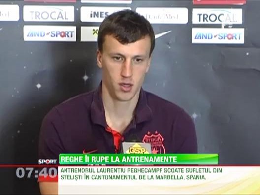 Reghe ii rupe pe stelisti la antrenamente