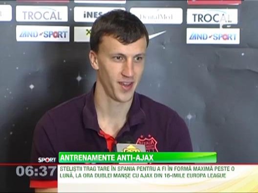 Vlad Chiriches: "Ajax este favorita, dar noi speram sa le fim egali.