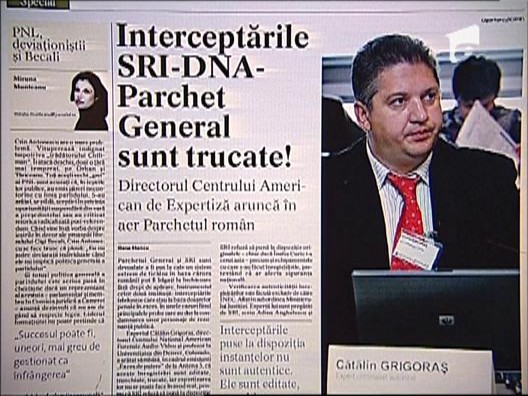 Interceptarile SRI &ndash; DNA-  Parchetul General sunt trucate!