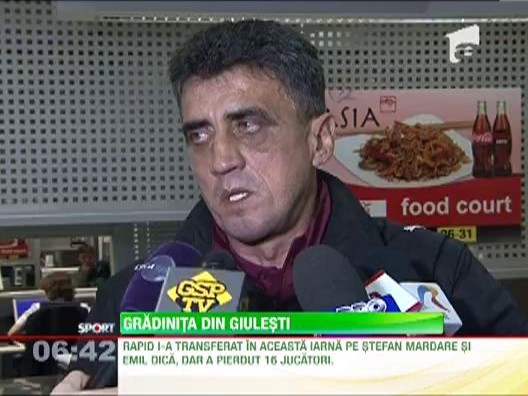 Rapidistii au plecat in cantonament in Spania