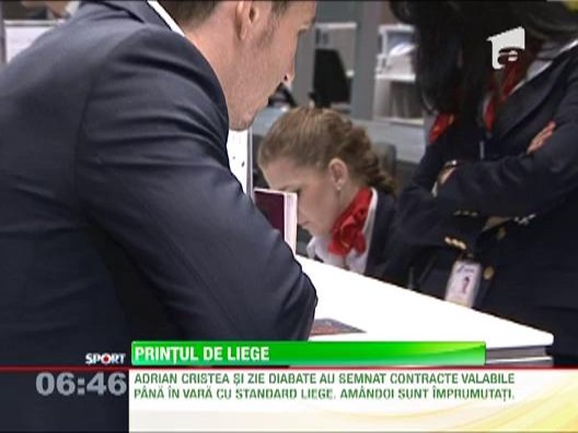 Adrian Cristea, primul interviu pentru Standard Liege