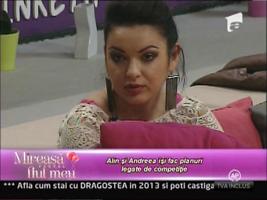 Alin si Andreea isi fac planuri legate de competitie