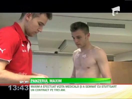 Alexandru Maxim a facut vizita medicala in Germania