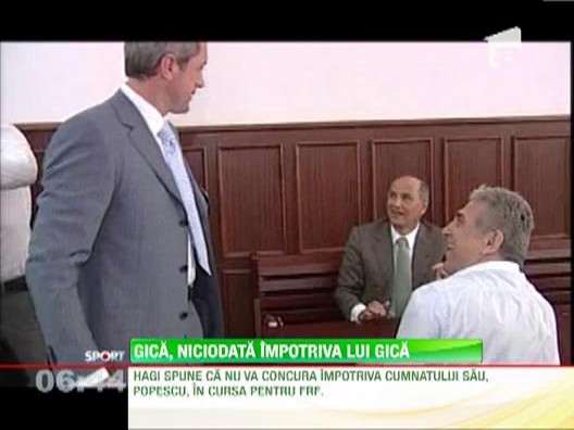 Niciodat a impotriva lui Gica Popescu!