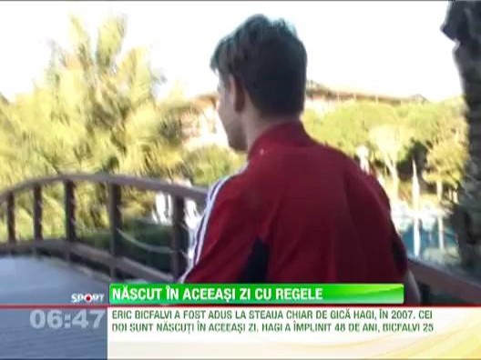 Gica Hagi nu a uitat sa il felicite pe jucatorul lui preferat Eric Bicfalvi