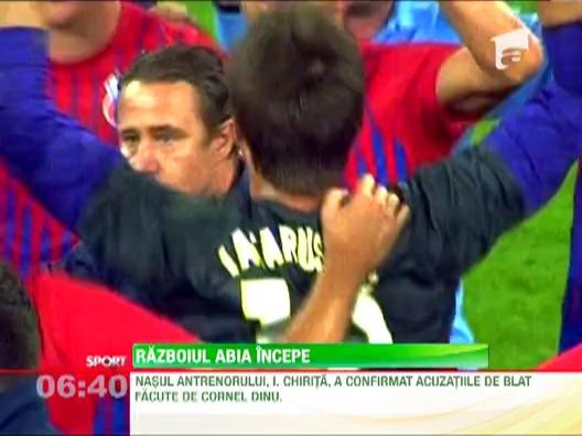 Reghecampf se tine tare, in scandalul cu dinamovistul, Cornel Dinu