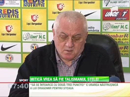 Mitica vrea sa fie talismanul ros-abastrilor la Amsterdam