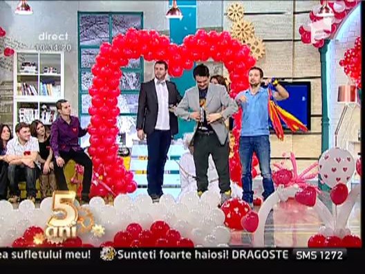 Casatorie la Neatza! Puberu si Roxana Vancea au spus "DA!", in direct!