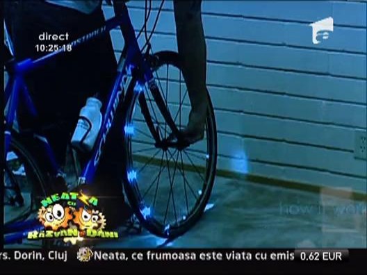 Bicicleta cu leduri