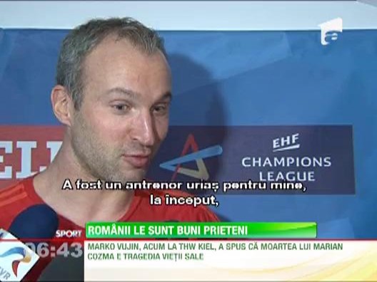 Sarbul Marko Vuijn: "Moartea lui Marian Cozma e tragedia vietii mele"
