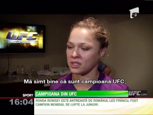Ronda Rousey, campioana din UFC