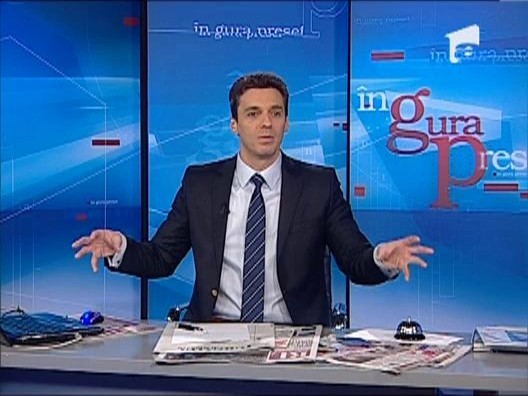 Mircea Badea, cu ochiul umflat