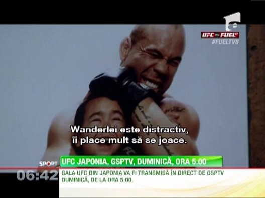 UFC Japonia, la GSPTV, duminica, de la ora 5:00