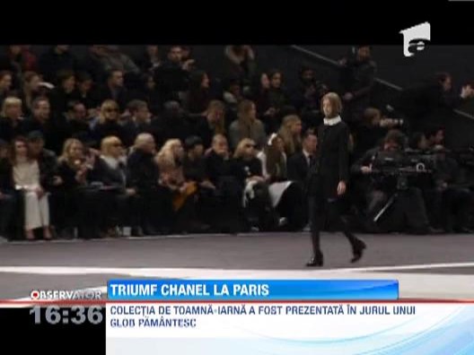 Kaiser-ul, triumfator la Paris: Karl Lagerfeld a facut senzatie cu ultima colectie Chanel