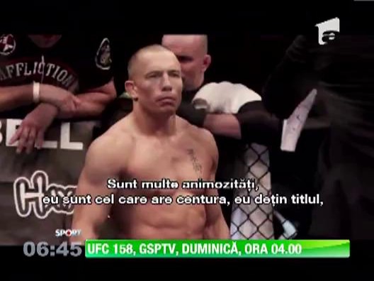 UFC 158, la GSPTV, duminica, de la ora 4:00