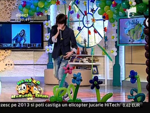 Cosmin Agache, demonstratie de beatbox