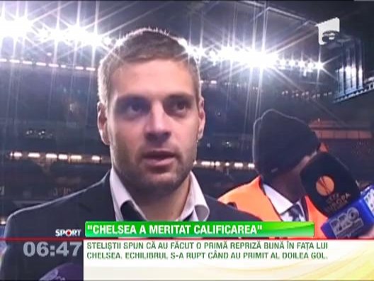 Adi Popa: "Chelsea a meritat calificarea"
