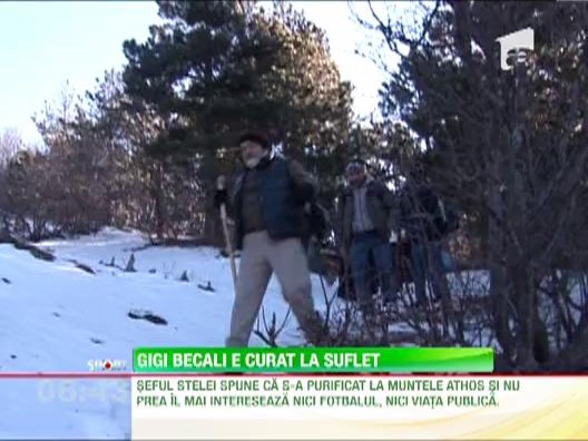 Gigi Becali si-a curatat sufletul de pacate