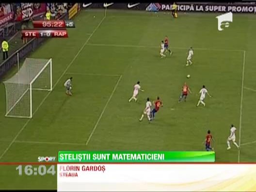 Stelistii au dat-o pe matematica! Ros-albastrii si-au calculat punctele
