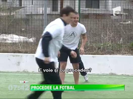 Baietii de la MMA au dat-o pe fotbal inainte de gala RXF de la Sibiu