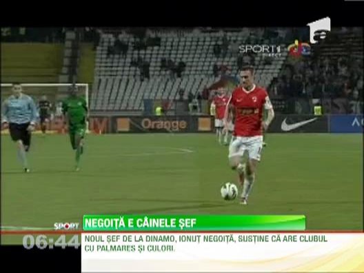 Ionut Negoita, noul sef de la Dinamo, sustine ca are clubul cu palmares si culori