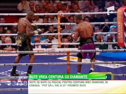 Lucian Bute vrea centura cu diamante