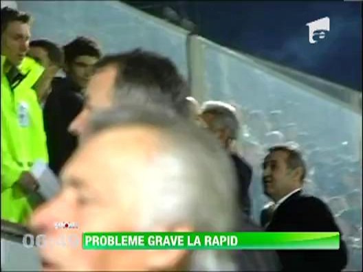 Probleme grave la Rapid