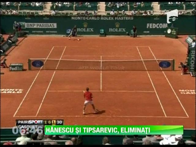 Victor Hanescu si Janko Tipsarevic, eliminati in primul tur la Monte Carlo