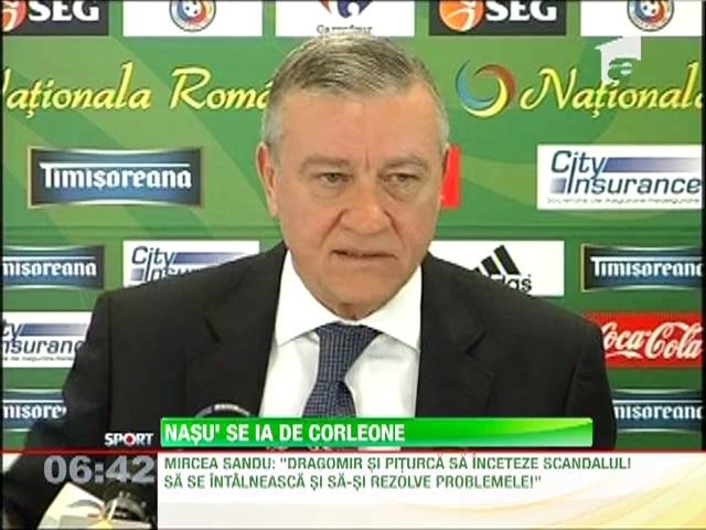 Mircea Sandu: "Dumitru Dragomis si Victor Piturca trebuie sa inceteze scandalul si sa-si rezolve problemele!"