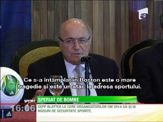 FIFA a intrat in panica dupa atentatul de la Boston
