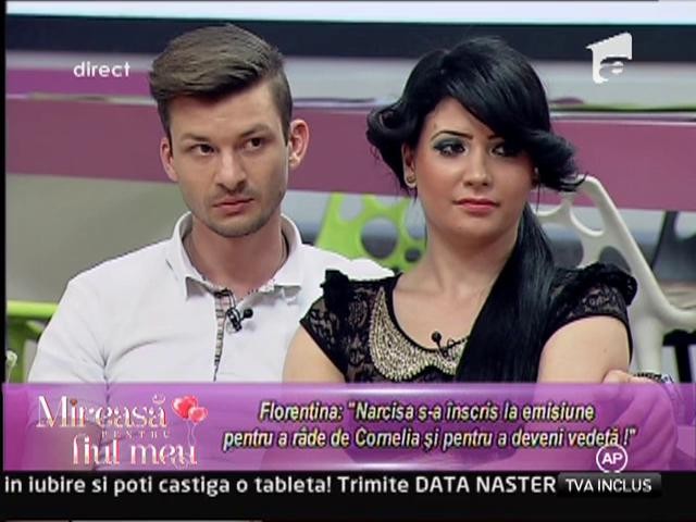 Florentina: "Narcisa s-a inscris in competitie pentru a rade de Cornelia si pentru a deveni vedeta!"