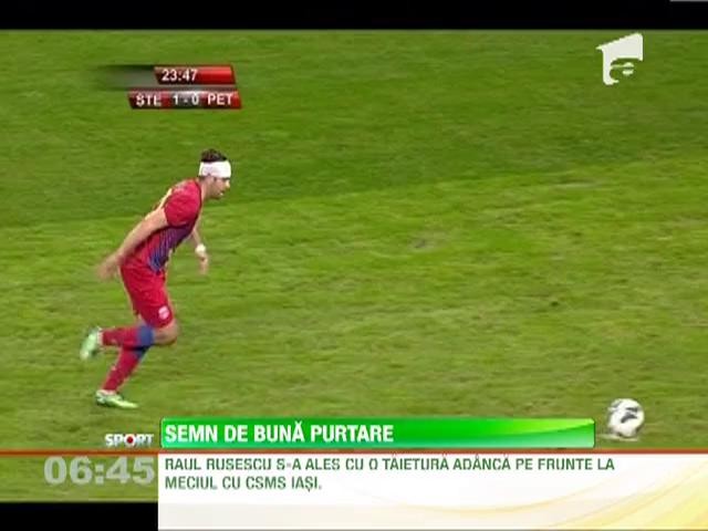 Raul Rusescu, semn de buna purtare
