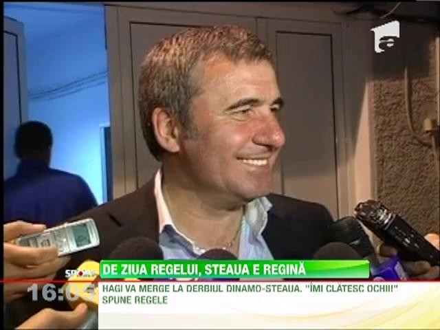 Regele Hagi merge pe mana Stelei in derby-ul cu Dinamo