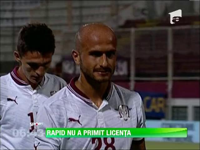 Rapidul nu a primit licenta pentru a juca in Liga 1