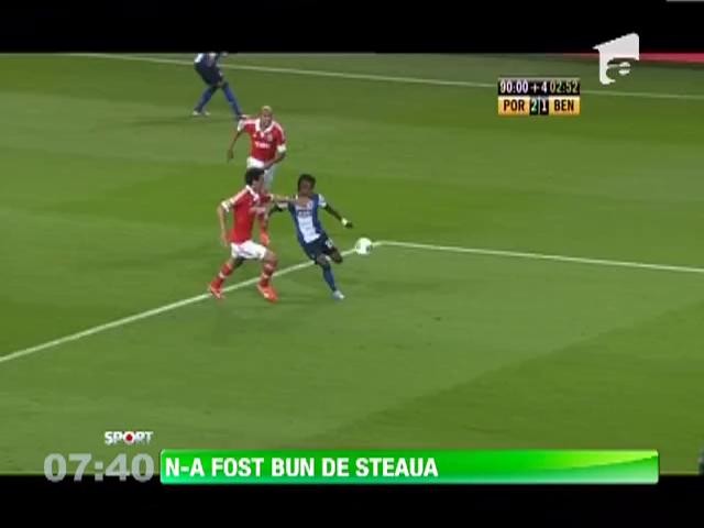 Noul idol de pe Dragao, Kelvin, n-a fost bun de Steaua