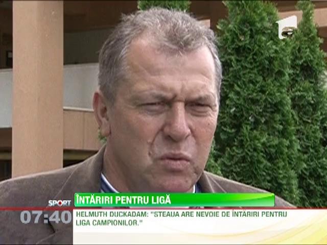 Steaua, intariri pentru Liga Campionilor
