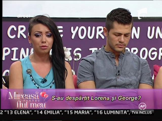 Lorena si George s-au despartit!