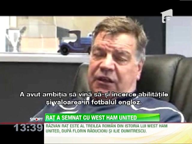 Razvan Rat a semnat cu West Ham United