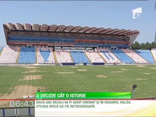 Gigi Becali afla astazi sentinta din cazul "Valiza". Steaua poate fi retrogradata