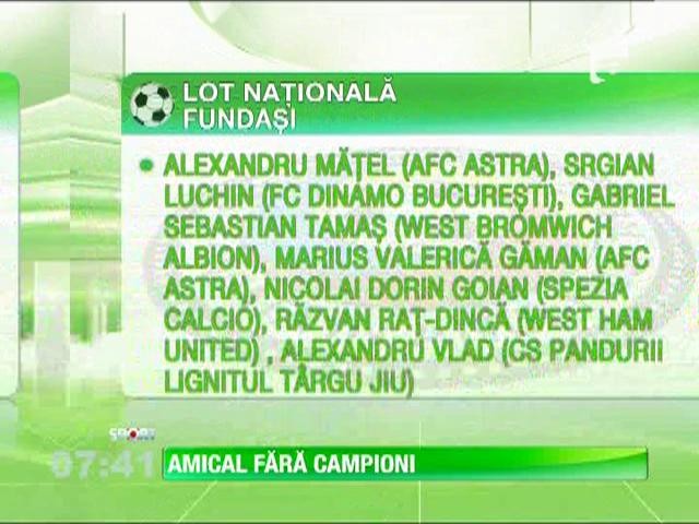 Victor Piturca a anuntat lotul pentru meciul amical cu Trinidad Tobago