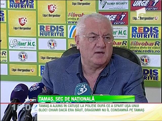 Mitica Dragomir nu e suparat pe Tamas dupa ce a baut pana a adormit pe pres