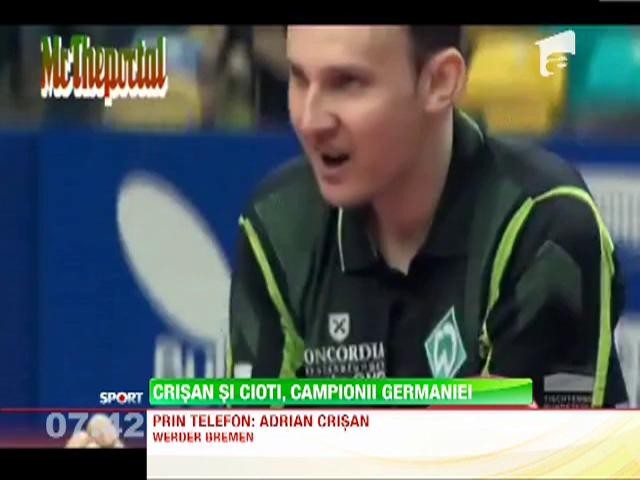 Doi romani, campionii Germaniei la tenis de masa!