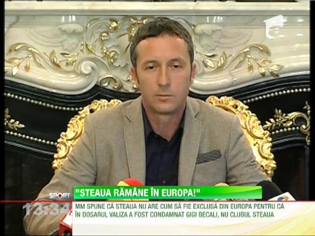 Meme Stoica: "Steaua ramane in Europa"
