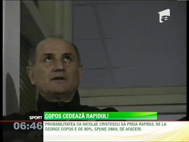 Rapid ar putea avea un nou patron. George Copos s-a inteles cu miliardarul Cristescu