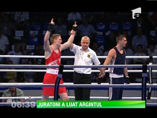 Bogdan Juratoni a castigat medalia de argint la Campionatele Europene de Box