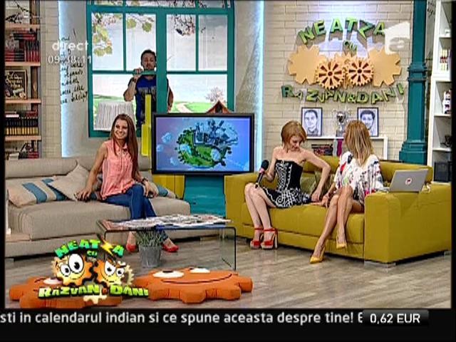 Evve, intervievata de "reporterita" pe monden