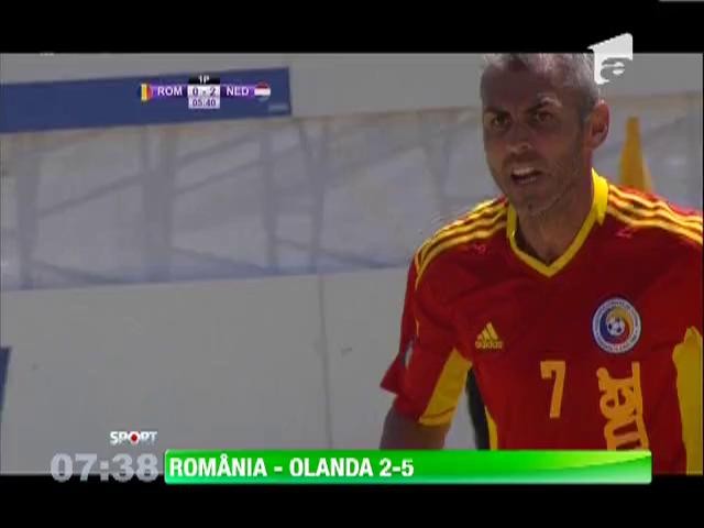 Nationala de fotbal pe plaja a Romaniei a incheiat grupa pe ultimul loc